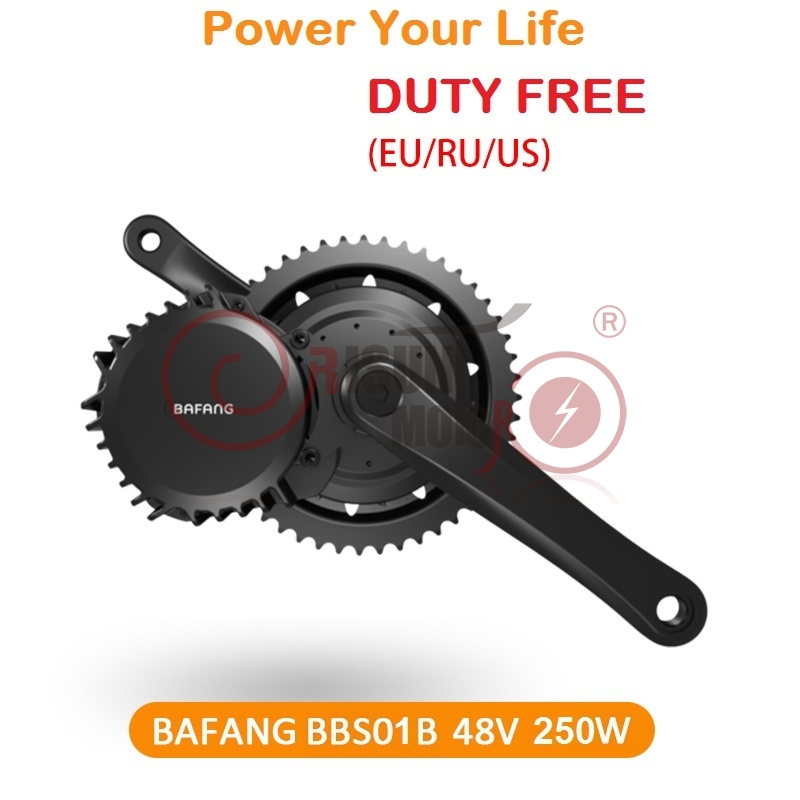 48V 250W BBS01 Bafang 8fun Mid Drive Central Motor Electric Bike Conversion  Kits